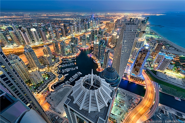 Hình ảnh thành phố Dubai đẹp như trong mơ. (Ảnh: Internet)