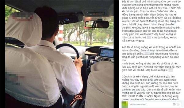 Câu chuyện va quẹt giữa taxi và người đi đường khiến dân mạng suy ngẫm