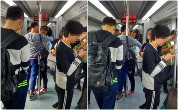Cặp đôi trẻ hôn nhau tới 25 phút, xuyên suốt 11 bến tàu điện ngầm.