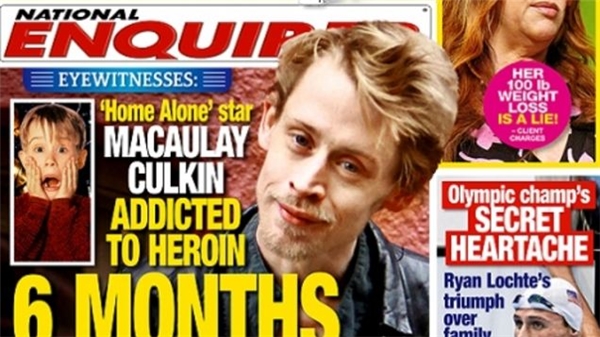 Hình ảnh tiều tụy hốc hác của Macaulay liên tục xuất hiện trên mặt báo