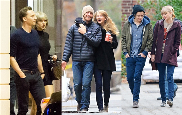 Taylor Swift đã trải qua rất nhiều mối tình bên cạnh những người đàn ông nổi tiếng  nhất Hollywood.