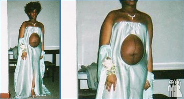 Còn đây chiếc áo cưới dành riêng cho trường hợp bác sĩ bảo cưới.
