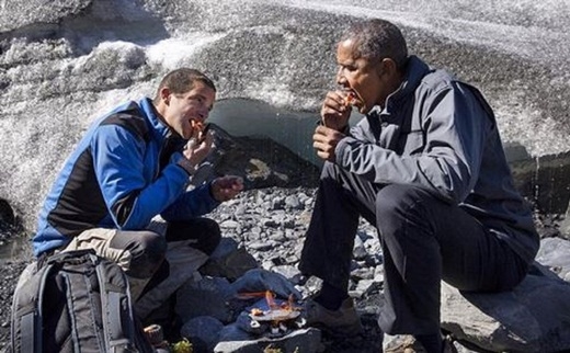 Tổng thống Mỹ Barack Obama cũng xuất hiện trong show truyền hình thực tế Chạy đua cùng thiên nhiên với nhà thám hiểm người Anh Bear Grylls (Running wild with Bear Grylls) nhằm nâng cao nhận thức của người dân về tình trạng biến đổi khí hậu.