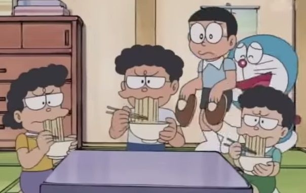 Ông chú ăn mì bí ẩn luôn xuất hiện trong các tập Doraemon là ai?