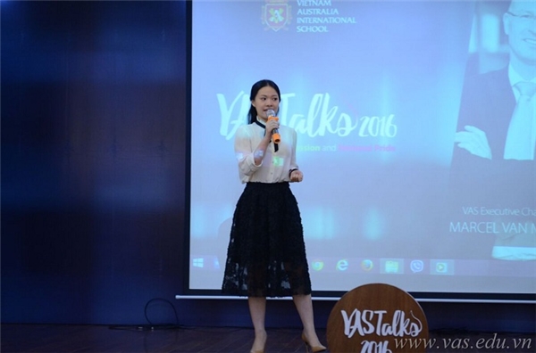 Cựu học sinh Ánh Phương chia sẻ về việc theo đuổi đam mê từ khi ngồi dưới mái trường VAS.