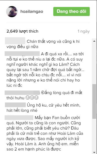 Fans nổi giận khi Hoài Lâm úp mở chuyện tình cảm để PR? - Tin sao Viet - Tin tuc sao Viet - Scandal sao Viet - Tin tuc cua Sao - Tin cua Sao