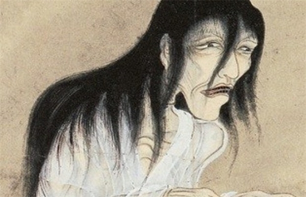 Hình ảnh khắc họa dung nhan của hồn ma Okiku. (Ảnh: Internet)