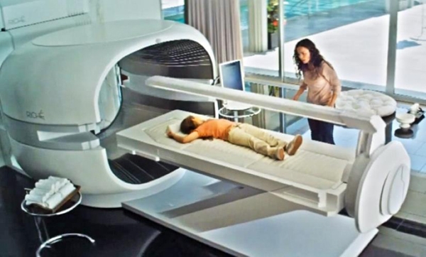 
	
	Chiếc máy chữa bệnh "thần kì" từ phim Elysium. Có chiếc máy này, chẳng còn bệnh tật và chắc các bác sĩ sẽ thất nghiệp mất thôi.