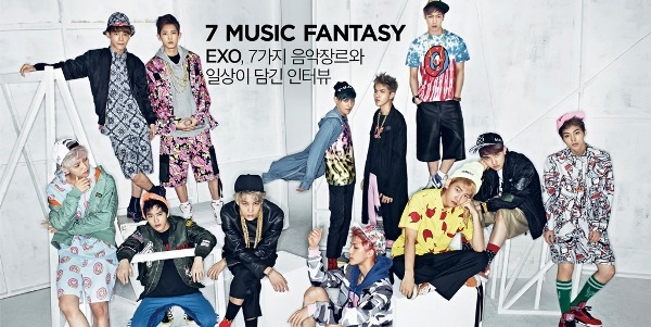 EXO cực chất với nhiều phong cách trên tạp chí Celebrity