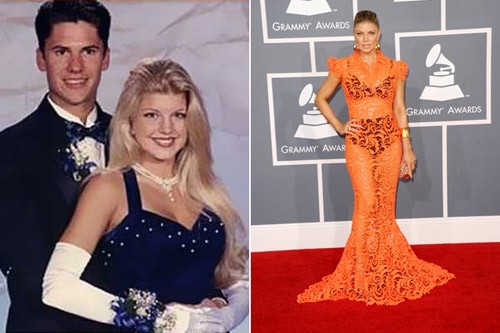 
	
	Fergie đã “lộ diện” những nét quyến rũ của một người phụ nữ khi mặc chiếc váy ôm sát màu xanh. 