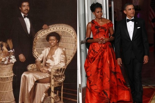 
	
	Michelle Obama thể hiện nét phong thái của vị phu nhân từ thời còn đi học. 