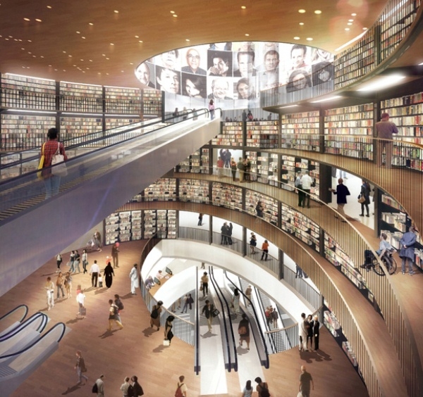 Cận cảnh thư viện khổng lồ nhất châu Âu