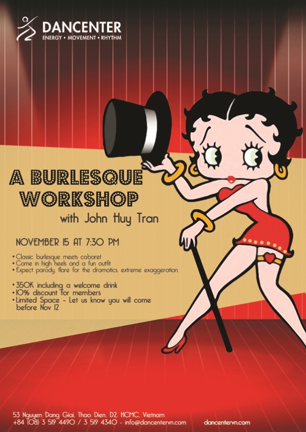 Burlesque Workshop cùng John Huy Trần
