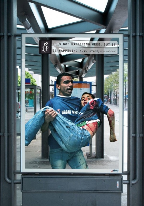Nhói lòng xem poster kêu gọi bảo vệ quyền con người