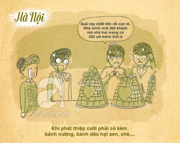 Đám cưới ở Hà Nội và Sài Gòn có gì khác biệt?
