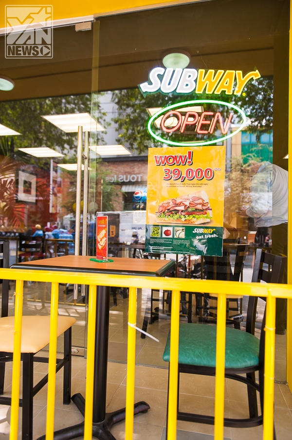 Bánh mì "xanh" Subway tưng bừng khai trương cửa hàng thứ 5