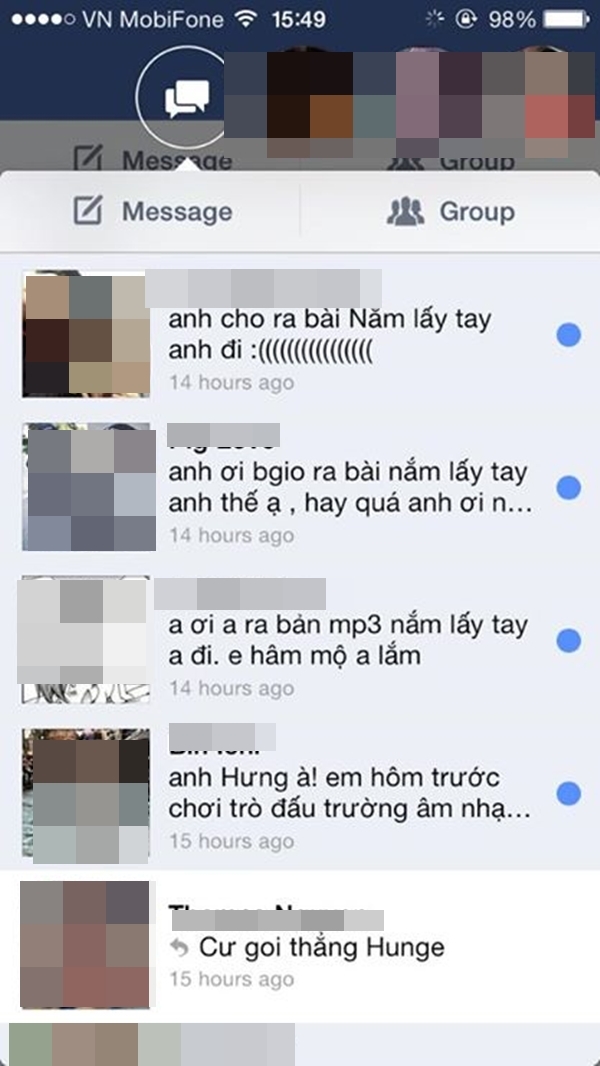 
	
	Những tin nhắn từ fan gửi tới Tuấn Hưng được anh chia sẻ lên trang cá nhân - Tin sao Viet - Tin tuc sao Viet - Scandal sao Viet - Tin tuc cua Sao - Tin cua Sao
