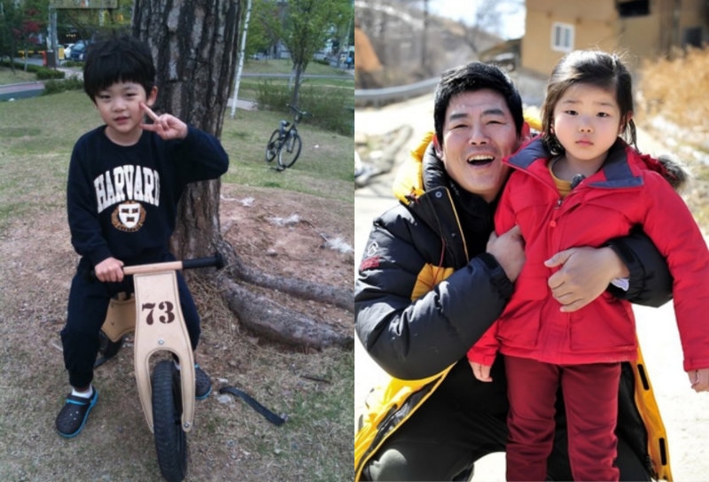 
	
	Nam diễn viên Sung Do Il cùng con trai Joon và con gái Bin.