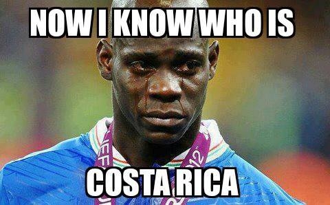 
	
	"Giờ thì tôi mới biết Costa Rica mạnh như thế nào", Mario Balotelli cho biết sau trận thua của Italy.