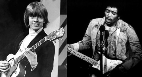 
	
	Brian Jones và Jimi Hendrix.