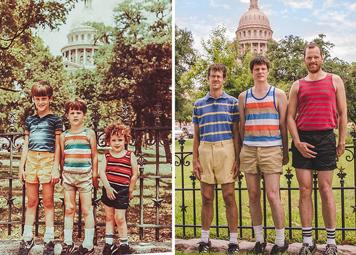 
	
	Đúng là "Sóng sau xô sóng trước", chiều cao của ba anh em tại Texas,​ Mỹ đã hoàn toàn thay đổi từ năm 1984 đến 2013