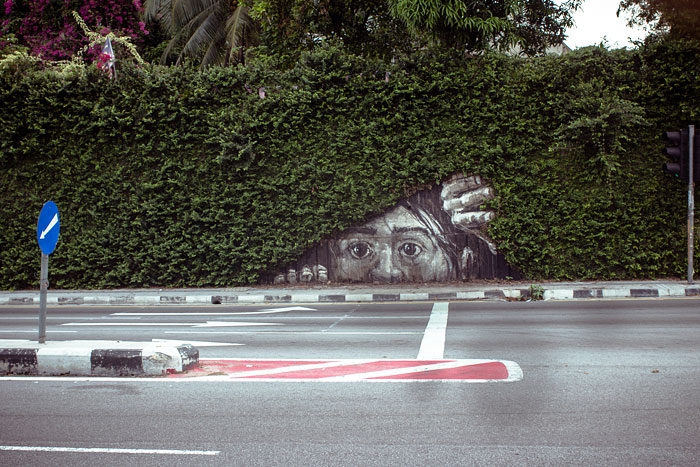Những tác phẩm nghệ thuật đường phố tận dụng cây cối xung quanh