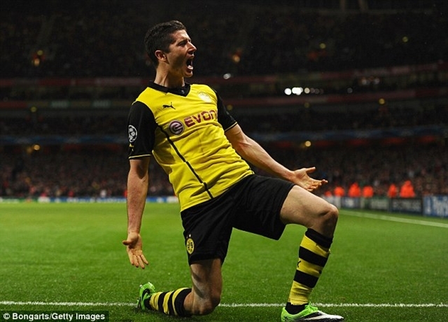 
	
	Lewandowski đã có 4 năm ấn tượng với Borussia Dortmund 