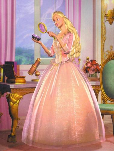 Đầm bé gái hình công chúa barbie