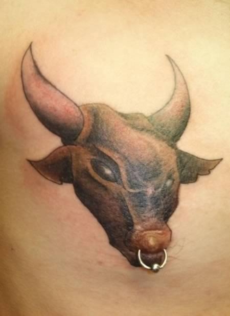 Nghệ sĩ xăm hình đầu bò Taurus  hình xăm bò png png tải về  Miễn phí  trong suốt Sung png Tải về