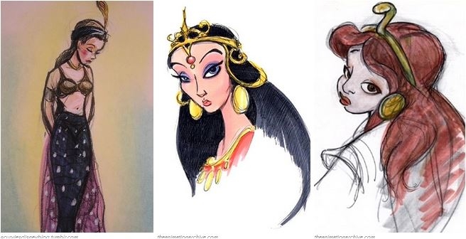Ngắm các nhân vật Disney cực khác lạ qua tranh vẽ