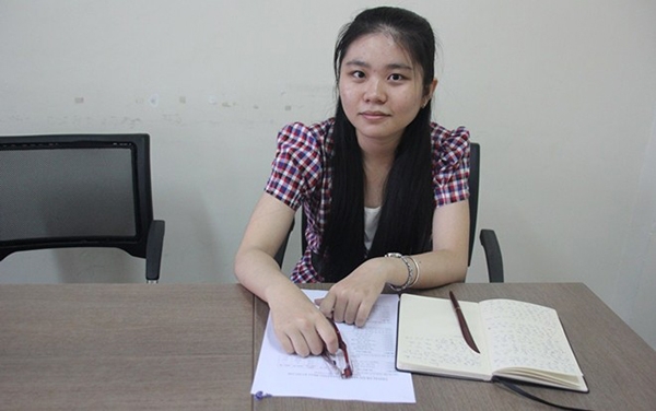 
	
	Trịnh Trần Mai Kim Hoàng, sinh viên có điểm tổng kết hoàn hảo.