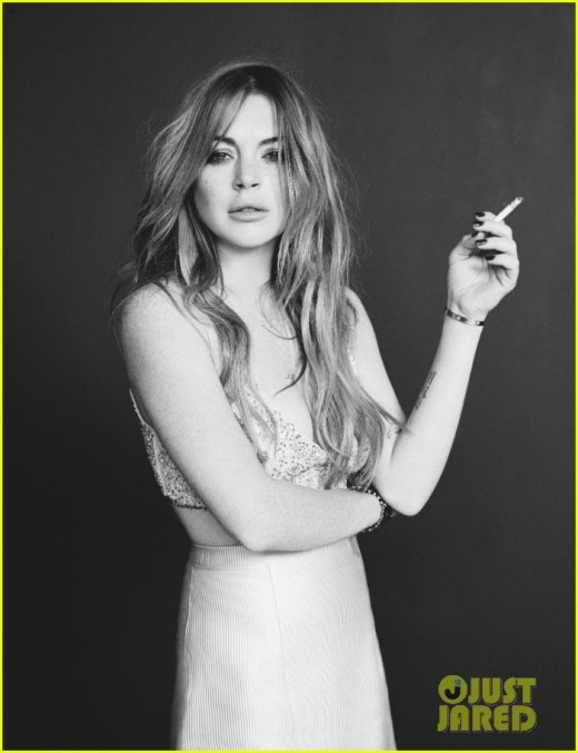 Ngắm Lindsay Lohan đẹp hút hồn trên tạp chí Wonderland