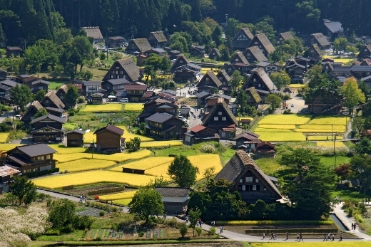 Tuyệt mỹ những ngôi làng đẹp như tranh ở Nhật Bản