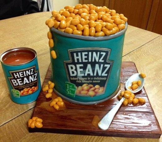 
	
	Bánh kem hộp đậu "Heinz Beanz"