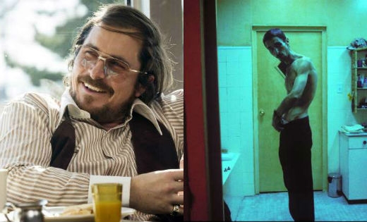 
	
	Christian Bale nổi tiếng với khả năng tăng và giảm cân vì vai diễn của mình. Anh đã tăng hơn 28kg cho vai diễn trong phim American Hustle và giảm 28kg cho vai diễn trong phim The Machinist.