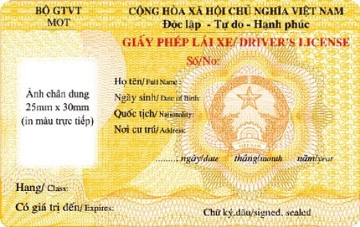 Bằng lái xe do Việt Nam cấp có thể sử dụng ở hơn 70 quốc gia
