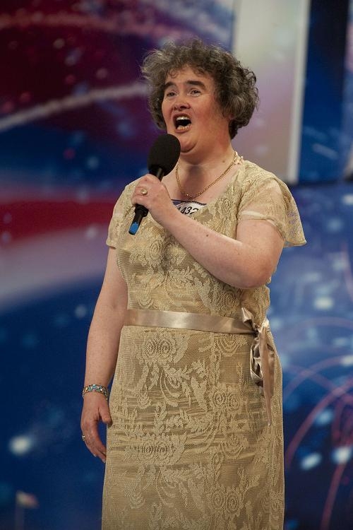 
	
	Susan Boyle trong Got Talent của Anh năm 2009