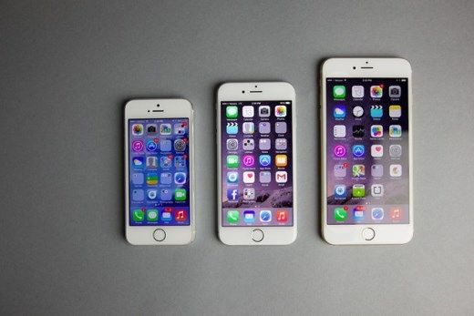 
	
	iPhone 5S, iPhone 6, iPhone 6 Plus vẫn chỉ có RAM 1GB.