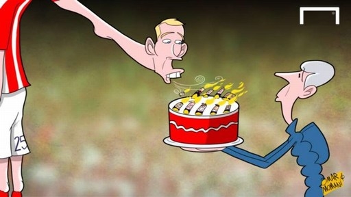 
	
	HLV Arsene Wenger đã tặng quà cho Stoke khi Arsenal để thua 2-3 trong trận đấu thuộc vòng 15 Ngoại hạng Anh diễn ra ngày 6/12.