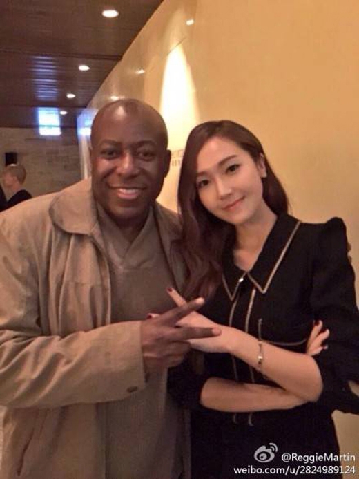 
	
	Hình ảnh Jessica và Reggie Martin trong sự kiện tại Macau vào tháng 11 vừa qua