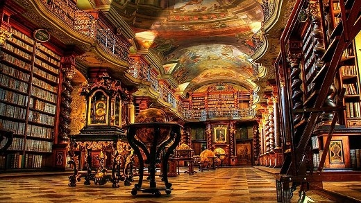 
	
	Thư viện Quốc gia ở Prague, Cộng hoà Séc