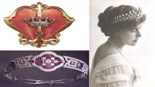 
	
	Trâm cài đầu của nữa hoàng Mary - Rumani (Romania) từng thuộc về nữ hoàng Mary của Rumani - cháu gái Hoàng đế Alexander Đệ Nhị. Nó được chế tác bởi Carl Faberge với hình trái tim và trở thành vật trang trí trên vương miện.