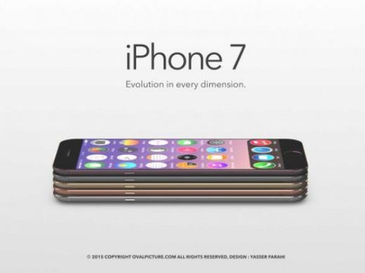 
	
	Farahi thiết kế chiếc iPhone 7 với năm màu và thân máy sẽ mỏng hơn.
