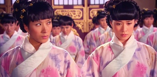 
	
	Diêu Kim Linh và Lưu Tam Hảo trong phim Cung tâm kế.