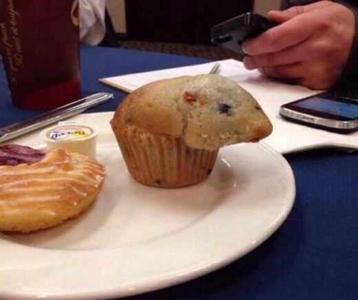 
	
	Chiếc bánh muffin nhìn giống như một chú chuột hamster
