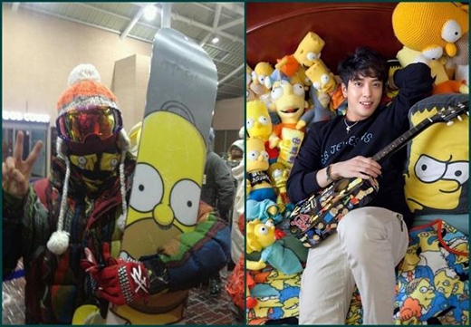 
	
	Khi trưởng nhóm CN Blue - Yonghwa không bận rộn với những dự án âm nhạc của mình, thì đa số thời gian và tiền bạc anh đều dành cho việc sựu tập nhân vật The Simpsons.