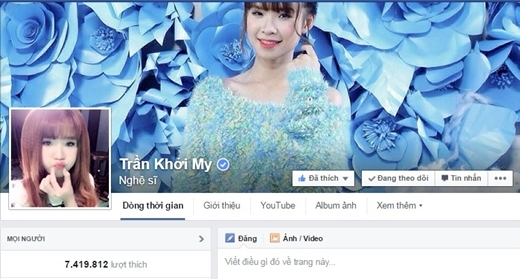 
	
	Fanpage của Khởi My có hơn 7 triệu người theo dõi - Tin sao Viet - Tin tuc sao Viet - Scandal sao Viet - Tin tuc cua Sao - Tin cua Sao