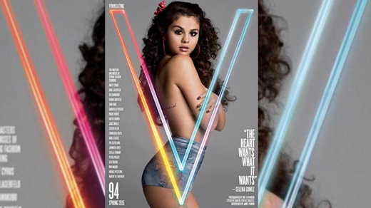 
	
	Miley Cyrus xuất hiện trong ấn phẩm của tạp chí V với gương mặt trang bìa là Selena Gomez