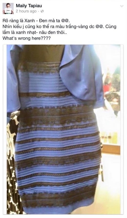 Trắng xanh' hay 'vàng đen': Cách chiếc váy gây tranh cãi nhất mạng xã hội  tạo ra đột phá về khoa học thần kinh