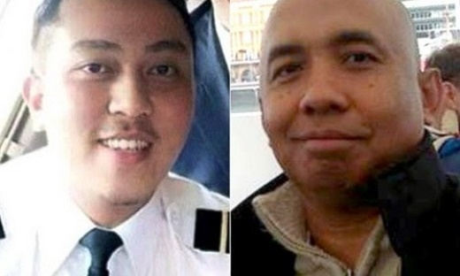 
	
	Cơ trưởng chuyến bay MH370 Zaharie Ahmad Shah (phải) và cơ phó Fariq Abdul Hamid. Ảnh: Reuters
